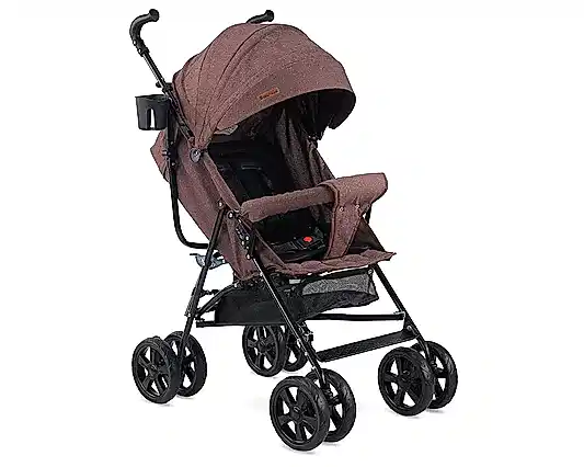 Sa7 Babyhope Baston Bebek Arabası Kahve