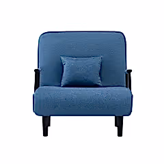 Katlanabilir 5 Pozisyonlu Yatağa Dönüştürülebilir Koltuk Mavi