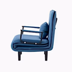 Katlanabilir 5 Pozisyonlu Yatağa Dönüştürülebilir Koltuk Mavi