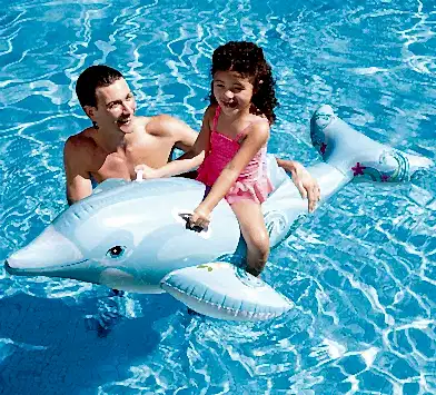 Intex 3+ Yaş 175x66 Cm Yunus Balığı Deniz Havuz Binici