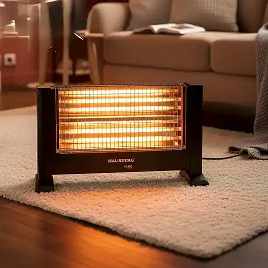 Hausberg 4 Çubuklu ve Isı Ayarlı Elektrikli Soba