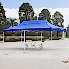 Gazebo 3×6 M 800D Branda 30 mm Profil Kamp Bahçe Dış Alan Tentesi Mavi
