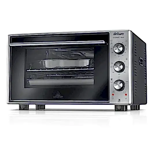 Arzum Cookart Maxi 50 Lt Çift Camlı Fırın Inox