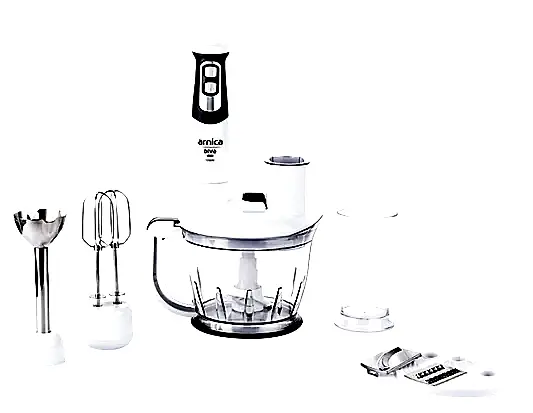 Arnica Diva Pro Doğrayıcı Blender Seti Beyaz