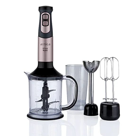 Arnica Diva Trend 1200 W Blender Seti Gümüş