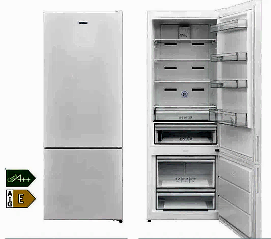 Ocean A++ Enerji Sınıfı NoFrost Kombi Buzdolabı Beyaz