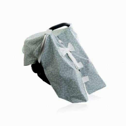 Babyjem Ana Kucağı Örtüsü Yeşil Çiçek