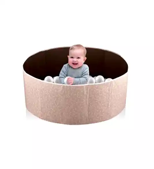 Babyjem 83x30 cm Katlanır Top Havuzu ve 150 Adet Top. Somon