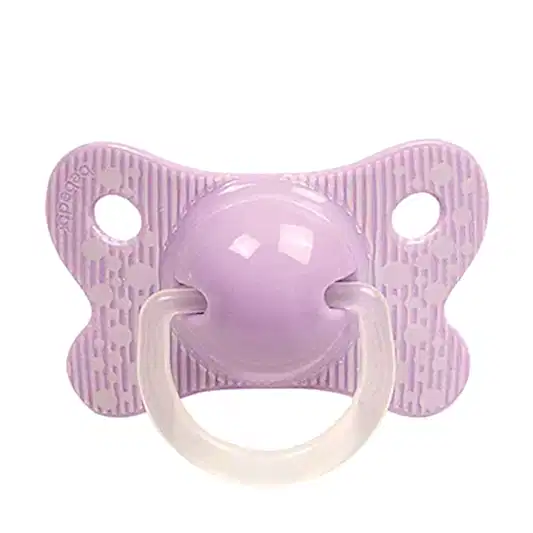 Bebedor Retro Simetrik Emzik Yassı Uç 6-18 Ay Lila