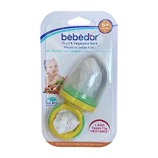 Bebedor 6+ Ay Meyve Sebze Filesi + 6 Ay Sarı-Yeşil