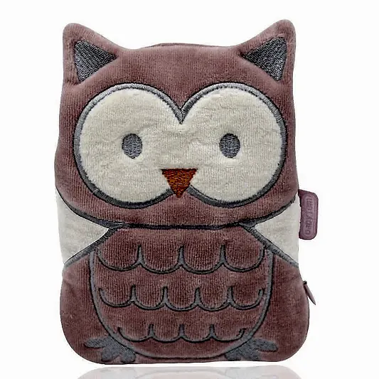 Babyjem Kiraz Çekirdekli Gaz Önleyici Yastık Baykuş Gül Kurusu