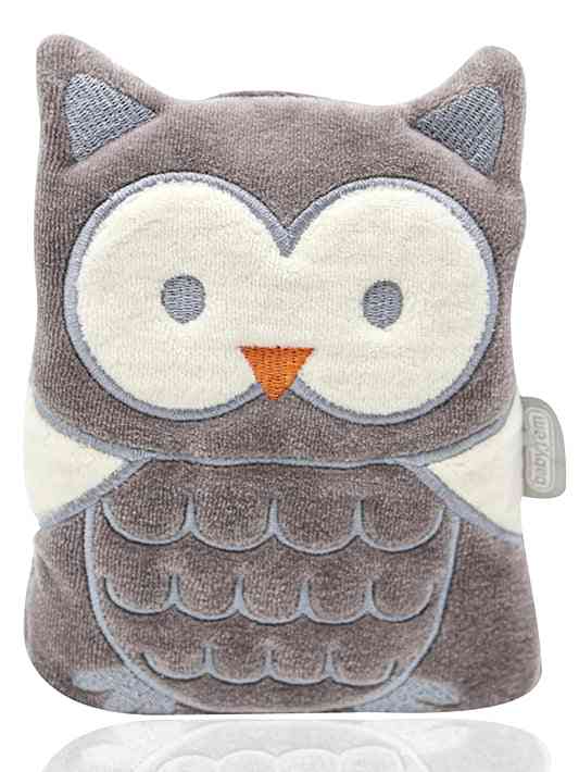 Babyjem Kiraz Çekirdekli Gaz Önleyici Yastık Baykuş Kahve