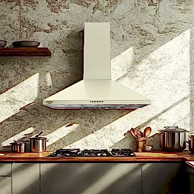 Bompani Rustico Davlumbaz Krem