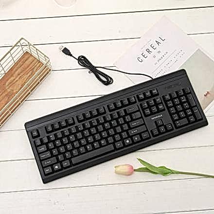 Ximivogue Business Style Kablolu İngilizce Klavye Siyah