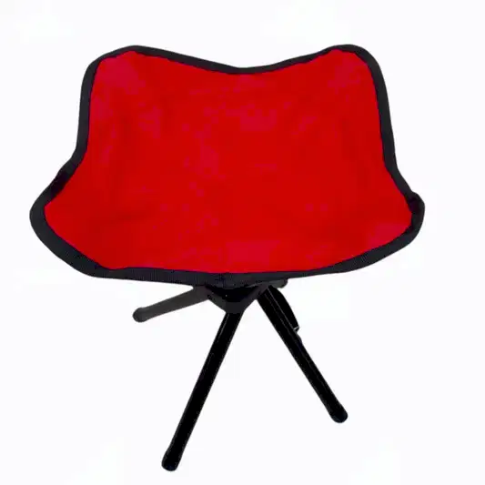 Katlanabilir 30x30x38 Cm Çok Amaçlı Tabure Kırmızı