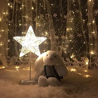 Dekoratif Retro Led Masa Lambası Yıldız