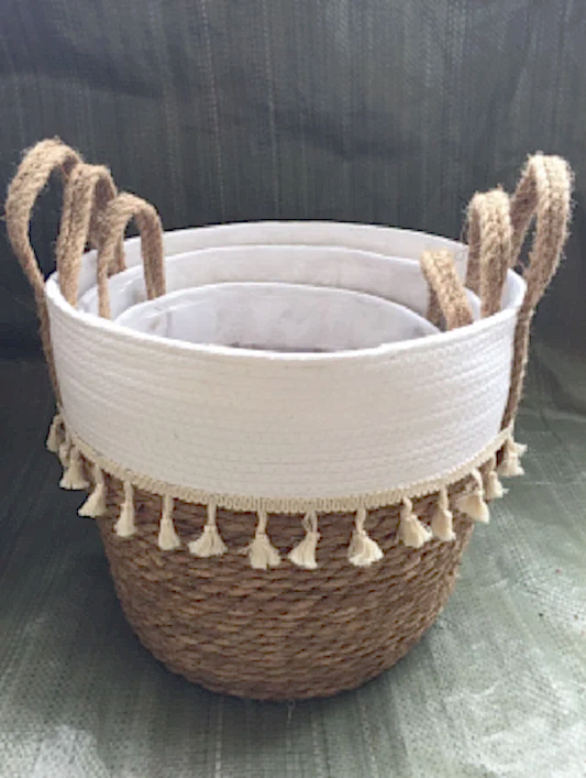 Dekoratif Sepet Büyük 36x28x29 cm