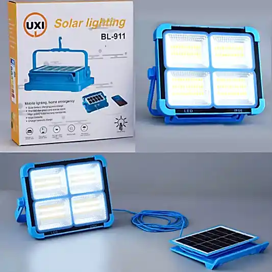 Uxi 100 W Taşınabilir 5m Kablolu Şarjlı Solar Işık