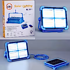 Uxi 100 W Taşınabilir 5m Kablolu Şarjlı Solar Işık