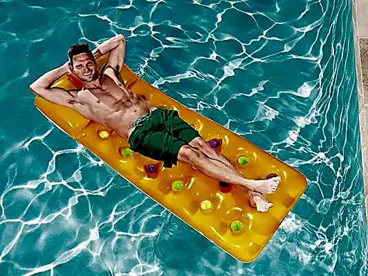 Bestway 188x71 Cm Yastıklı Deniz Havuz Yatağı Turuncu