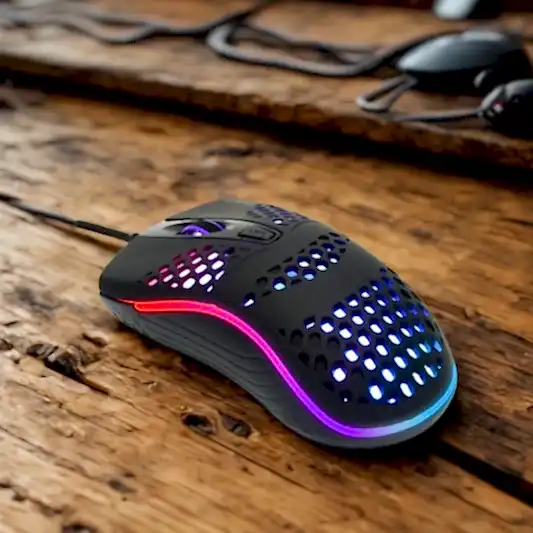 Rush Rgb Aydınlatmalı 1600 Dpı Gaming Oyuncu Mouse Siyah