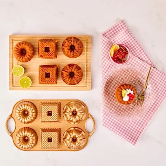 Emsan Griss One & Six Kek Kalıbı Gold