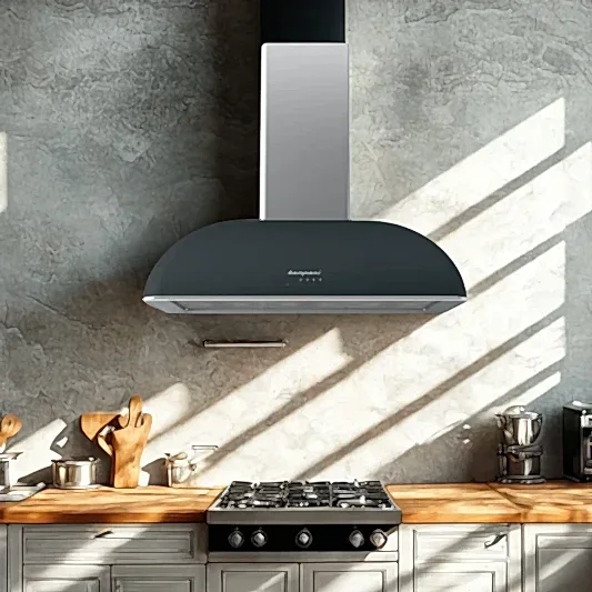 Bompani Retro Nero Antracite Davlumbaz