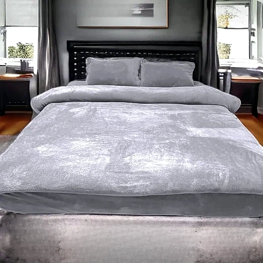 Welsoft 1.5 Kişilik Nevresim Takımı Gri