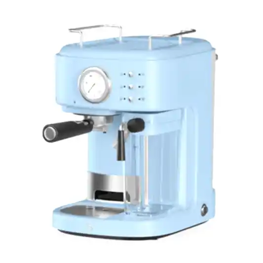 Swan Nordic Tek Dokunuşlu Espresso Kahve Makinesi Mavi