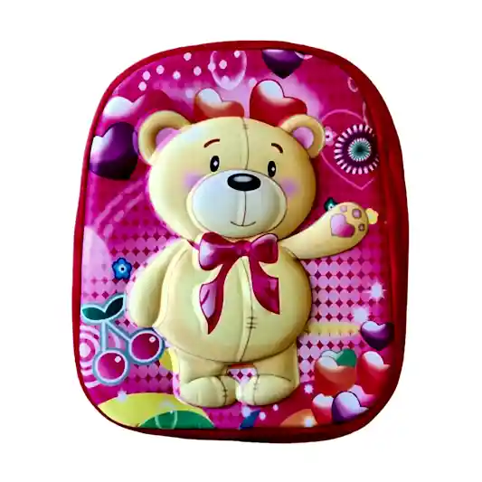 Winnie The Pooh Kabartmalı 32 x 28 cm Okul Sırt Çantası Pembe
