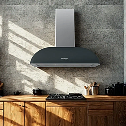 Bompani Retro Nero Antracite Davlumbaz