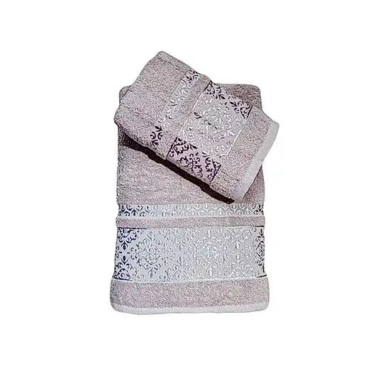 VIP Cotton Baş ve Vücut Havlusu Gül Kurusu