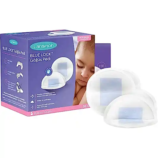 Lansinoh Blue Lock 36'lı Göğüs Pedi