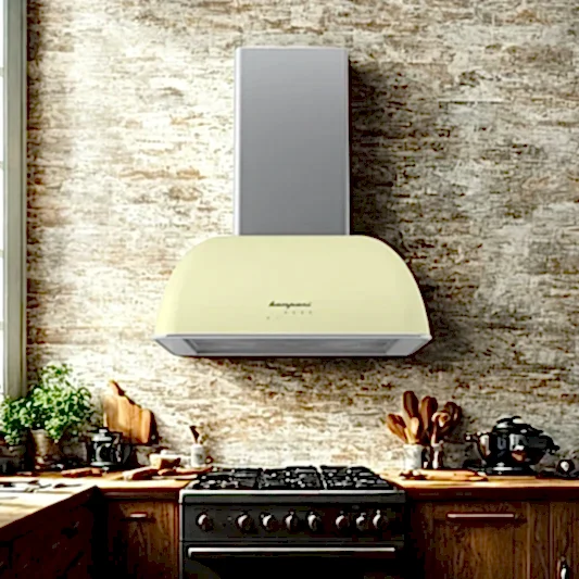 Bompani Retro Crema Davlumbaz