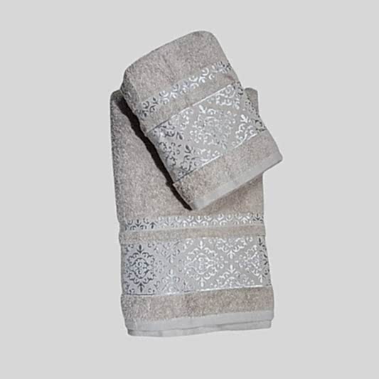 VIP Cotton Baş ve Vücut Havlusu Bej