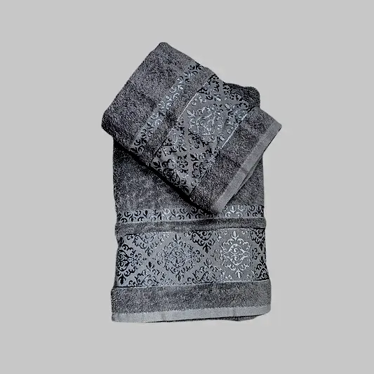 VIP Cotton Baş ve Vücut Havlusu Gri