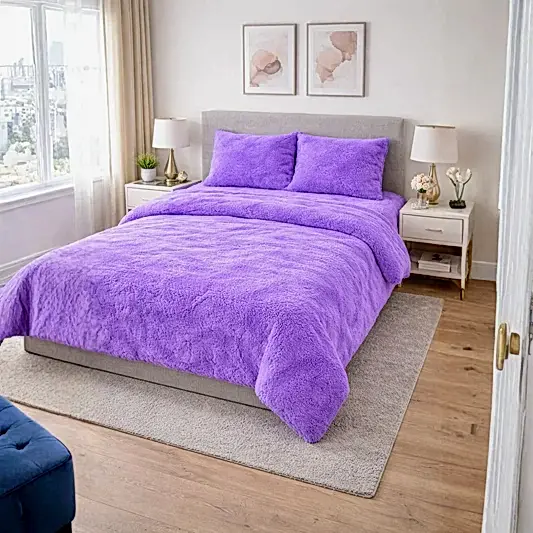 Welsoft Nevresim Takımı 1.5 Kişilik Mor