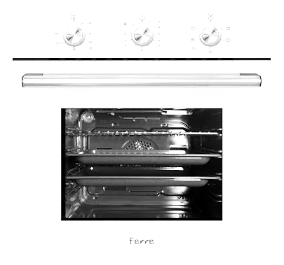 Ferre 5 Fonksiyonlu Elektrikli Fırın Beyaz Cam