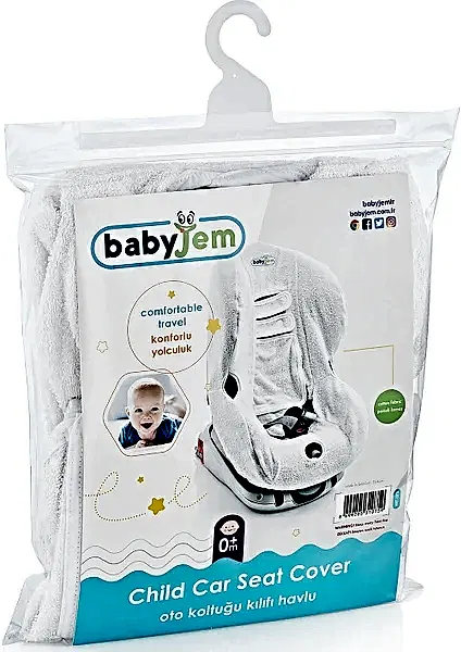 Babyjem Oto Koltuğu Kılıfı Beyaz