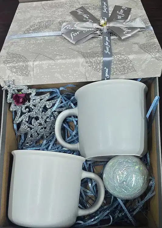 İkili 350 ML Mug Kupa Bardak Gri