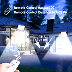 Güneş Enerjili 100 W Kumandalı Solar Sokak Lambası IP67