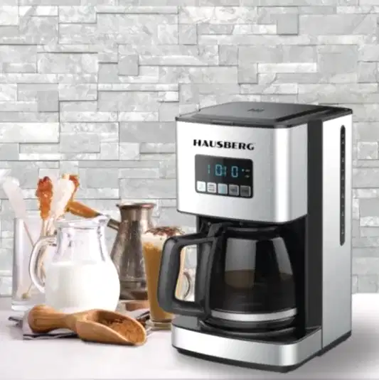 Hausberg Akıllı Programlanabilen Wi-Fi Özellikli Filtre Kahve Makinesi