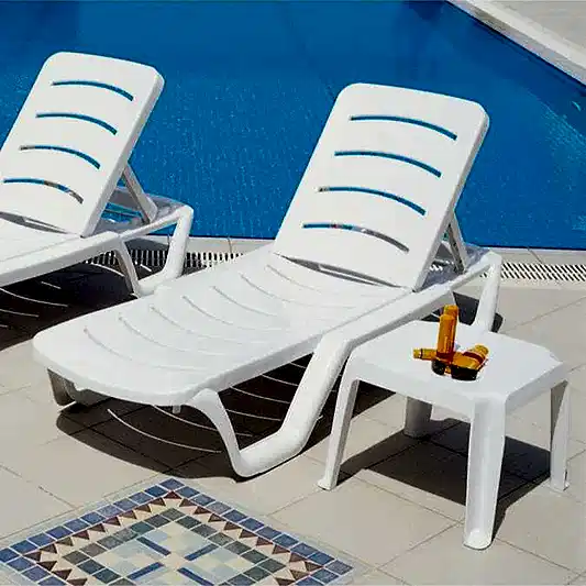 Heniver Okyanus Şezlong Beyaz