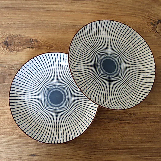 Porselen Sonsuz Mavi 20 cm İkili Tabak