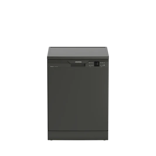 Grundig 6 Program Kir Sensörlü LED Ekran Bulaşık Makinesi Manhattan Gri