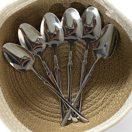 Paslanmaz Çelik 6'lı Gümüş Kaşık Seti