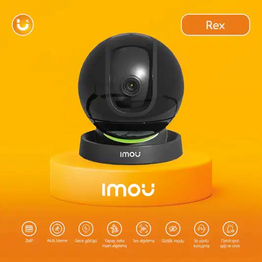 Imou Rex İç Mekan Akıllı Wifi 360° Hareket ve İnsan Algılama Kamera
