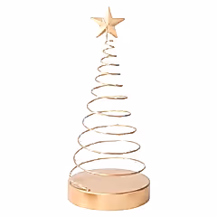 Dekoratif Işıklı Yeni Yıl Ağacı 12x28 cm