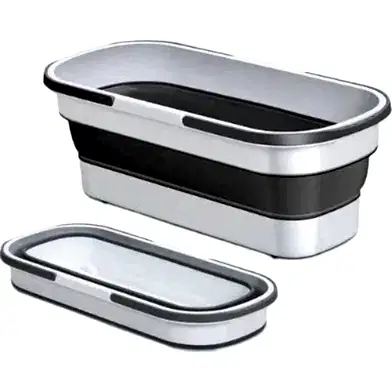 Katlanabilir 12 Litre Çok Amaçlı 52x20 Cm Taşınabilir Kova