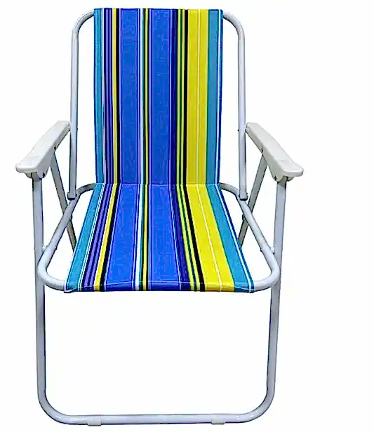 Katlanabilir Polyester Kumaş Metal 51x47x71 Cm Sandalye